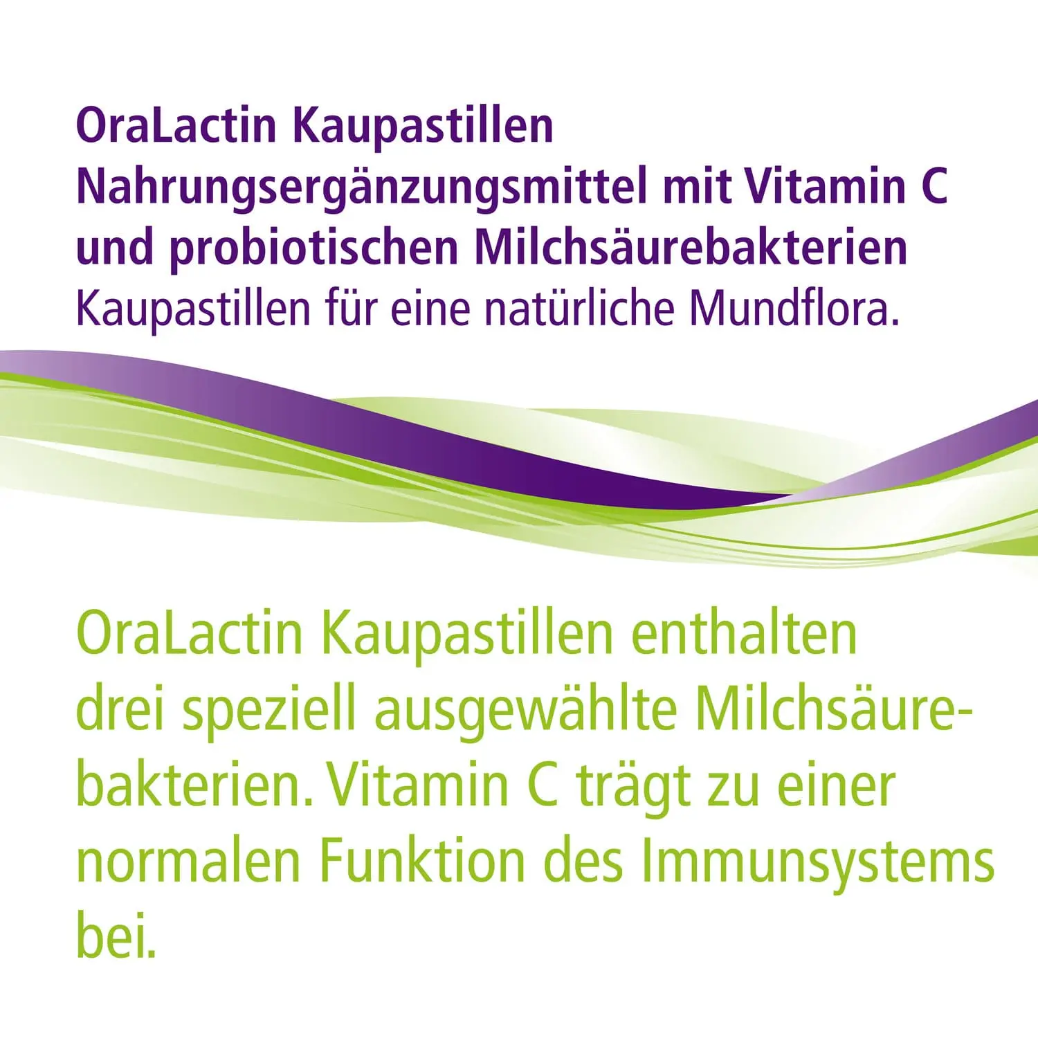 Inhaltstext von Oralactin Kaupastillen Inhaltstext von Oralactin Kaupastillen