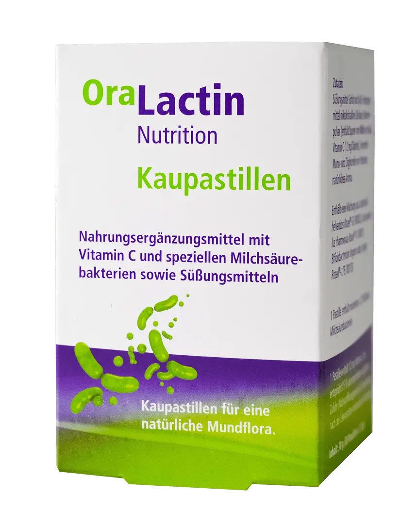 Verpackung Oralactin Kaupastillen Verpackung Oralactin Kaupastillen