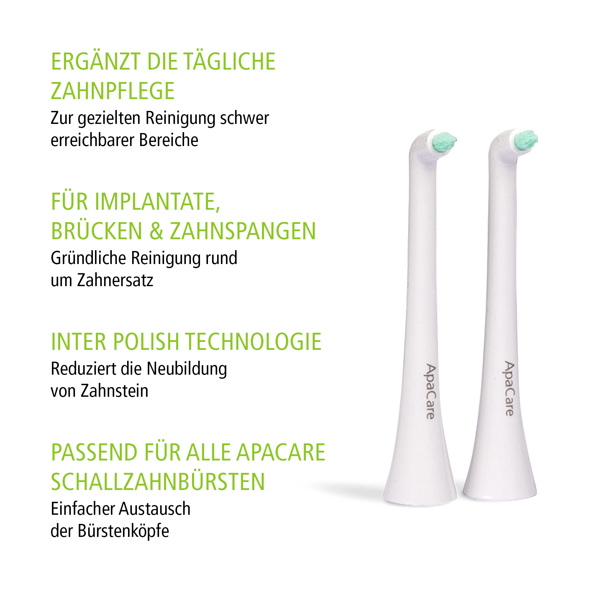Sonic Inter Polish Brush Set 2 pcs (para espacios interdentales)