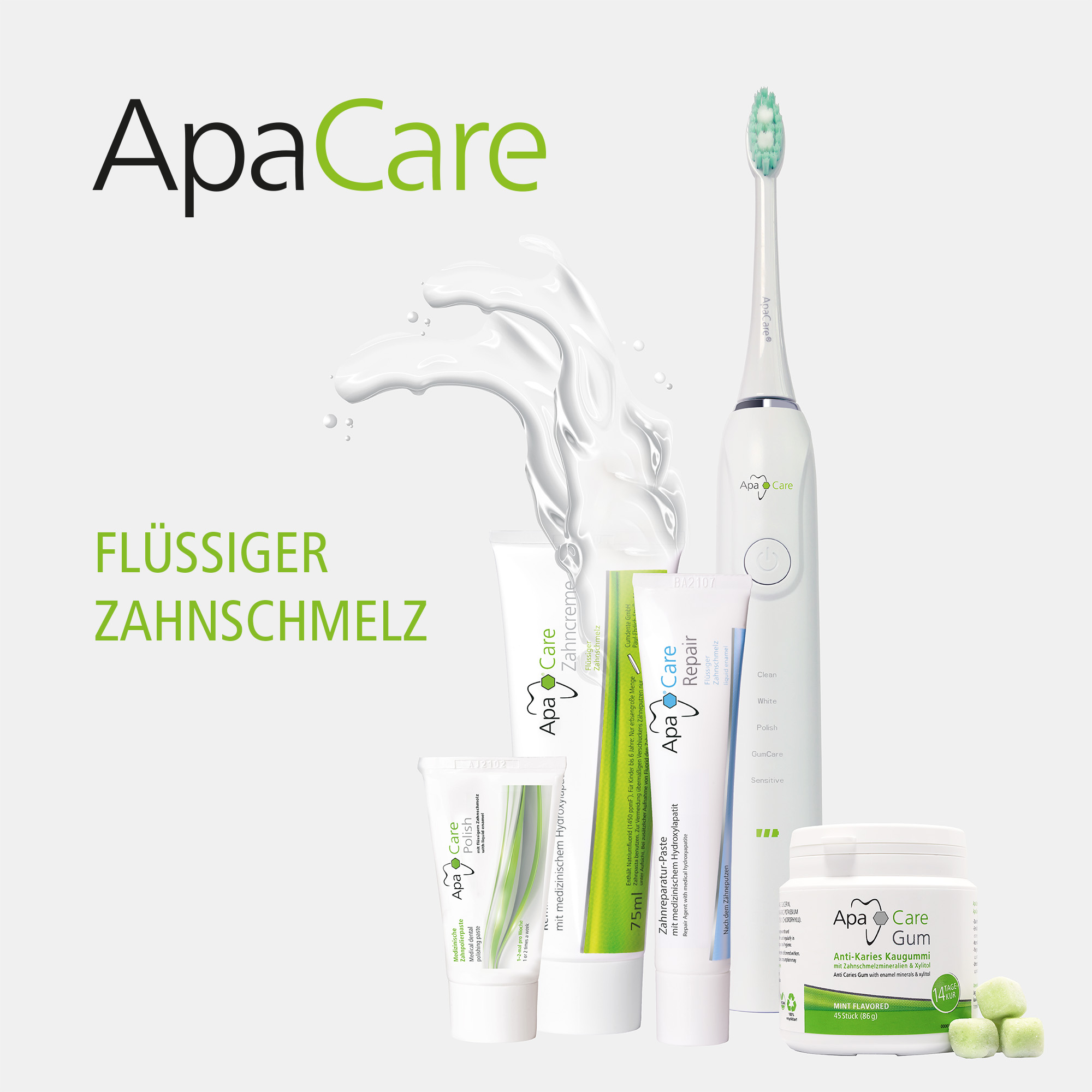 ApaCare Viaje - Cepillo dental sónico profesional cepillo dental sónico y estuche de viaje incl. un dentífrico ApaCare Viaje - Cepillo dental sónico profesional cepillo dental sónico y estuche de viaje incl. un dentífrico