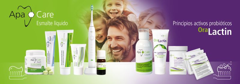 Productos de cuidado dental ApaCare y OraLactin